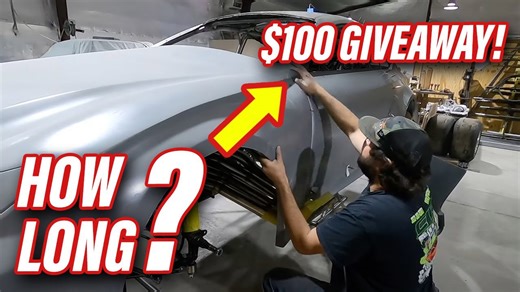 $100 GIVEAWAY - How Many Hours does it take to Build a Pro Mod Drag Car????