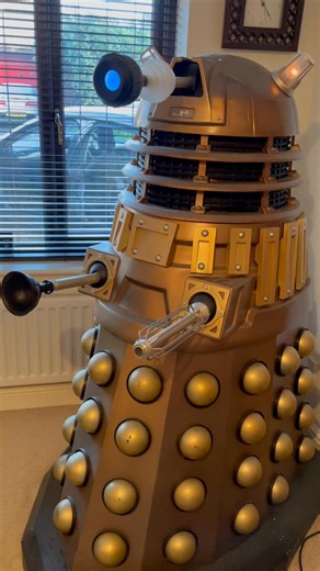 Just a reminder that the Museum is currently seeking donations for its forthcoming Book & Model Sale to be held on the 22nd March 2026 - particularly models! Today saw a second visit to a donor who has been amazingly generous in his support this year- he has a Dalek in his living room (and is therefore a total legend obviously) so we asked it to provide a motivational video for our Museum volunteers! 🙂 | Sywell Aviation Museum