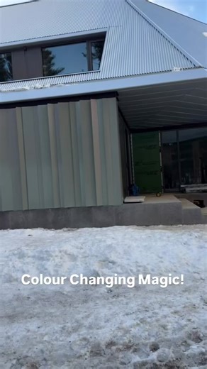 Custom alucobond panels going up! Reflect Architecture | Mark Goncalves