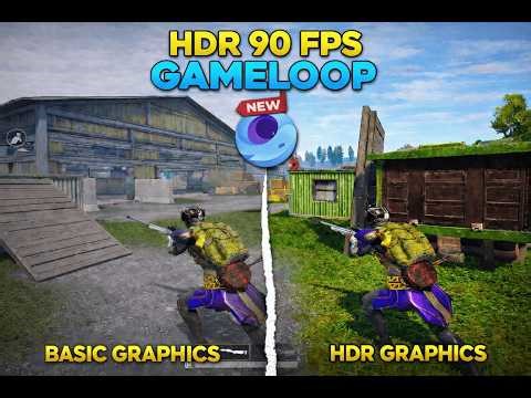 HDR + 90 FPS in PUBG MOBILE on Gameloop Emulator - PUBG MOBILE 4.2