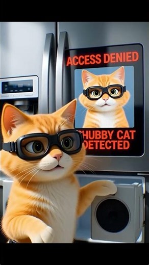 Title: My Smart Fridge is a Savage! 🥦🐱 #shorts #animation