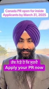 410K views · 4.6K reactions | Canada announced upcoming PR program for inside. Canada Home Care Giver PR program. Out of status applicants are also eligible who entered Canada before Dec 16, 2021 #Canada #desi #punjab #college #immigration #india #brampton #student #pr #immigration #viral #trending #share #follower #fyi #foryou | Jaskaran Singh Dhillon | Facebook
