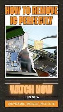 How To Remove IC Perfectly || #mobilerepairing #removingic #ytshorts #shorts