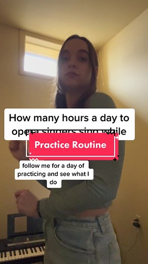 Opera Singer Practice Routine for Vocal Performance Major