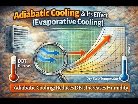 Adiabatic Cooling (Evaporative Cooling) & Its Effect | Explained| RAC | Diploma & Polytechnic