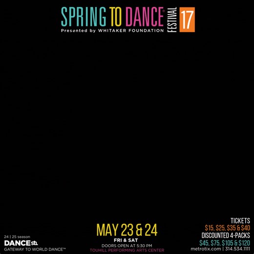 May 23 & 24 | Fri & Sat | St. Louis, MO🌸SPRING TO DANCE® Festival 2025✨Introducing Jennifer Olivas & Omar Olivas - DIAVOLO | Architecture in Motion.✨Using custom-made architectural structures, DIAVOLO, the creative movement production company, combines storytelling and movement with the goal of restoring one’s mental, physical and emotional strengths. Jennifer Olivas, a highly accomplished dancer, educator, and fitness professional with an extensive background in performance, choreography, and 