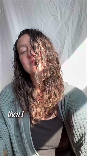 Wavy curly hair routine #wavycurlyhair