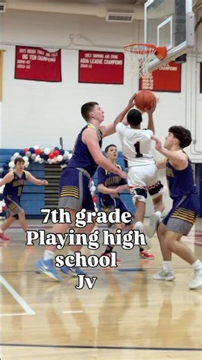 I’m in 7th grade playin for the high school jv team 💨💨