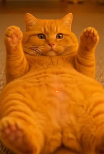 Cat vs Red Dot The Forehead Surprise! #fail #funny #cat