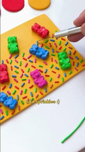 FIMO Gummy bear Polymerclay Colour World Mixing Recipe 🐻 Trendcolours