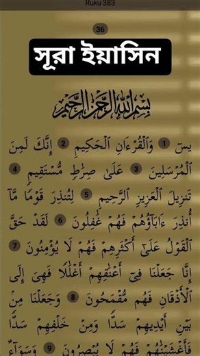 Surah Yasin recited by Abu Rayhan. Share it more and read it yourself. #Quran_Recitation #unfrezz...