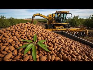 Modern Almond Farming in the US | 3.8 Billion Pounds Produced | Agricultural Secrets