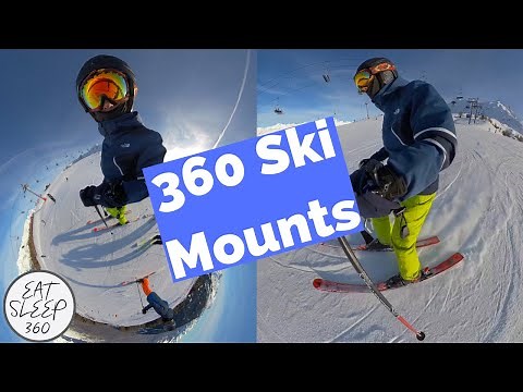 Insta360 ONE X Ski Helmet and Wrist Mount review for skiing