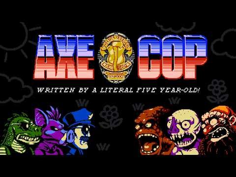 AXE COP: THE RPG- WRITTEN BY A LITERAL FIVE YEAR-OLD