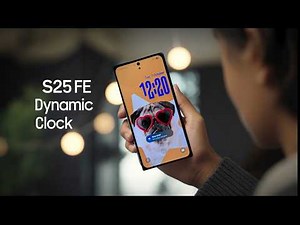 How to Set Dynamic Clock on Samsung S25 FE | Adaptive Clock Style