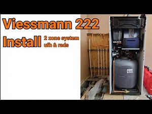 Viessmann 222 install. Rads & Underfloor Heating