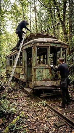 Turning an Abandoned Tram Into a Luxury Space