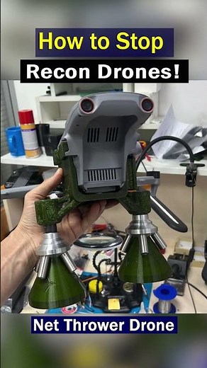 Combatting Spotter Drones: The Power of Net Throwers