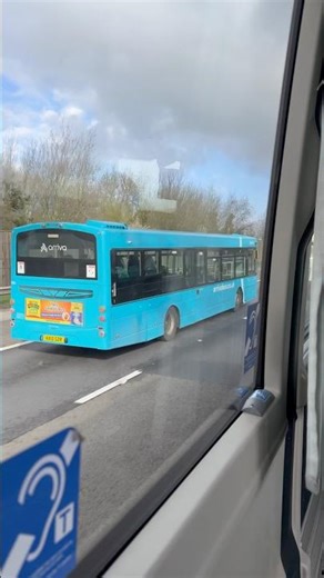 Not in Service Arriva Bus On The M1 #arrivabus #shotoniphone16promax