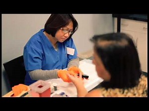 Medical Assistant Performing Point of Care Testing