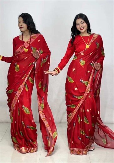 Explore Stunning Chiffon and Silk Sarees Collections
