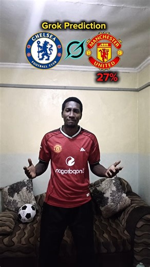Chelsea Vs Manchester United today predictions Grok #grok #manchesterunited #chelsea #premierleague