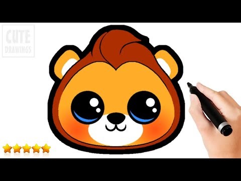 How to Draw a Cute Lion Face 🦁 Fun and Easy Tutorial
