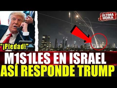 URGENT! IRAN SENDS A FLOOD OF MILES TO ISRAEL, TRUMP DEMANDS AN IMMEDIATE STOP, BUT NETANYAHU...