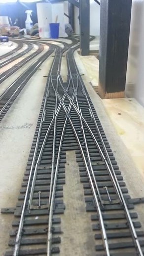 Tortoise switches on double slip crossover