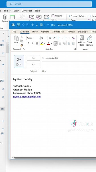 Yet another outlook trick that will save you #outlook #outlooktips #microsoft #viral #fyp #tutorial