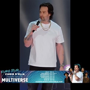 London 🇬🇧 Oct 17 at the Queen Elizabeth II Centre. This show’s almost gone — blink and you’ll miss it. Same me, different universe. Come find out which version shows up. 😈 🎟️ Tickets: www.ChrisDelia.com | Chris D'Elia