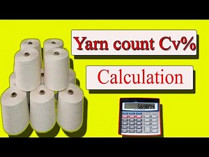 yarn count cv% calculation II SD calculation II CV% calculation easy spinning calculation spinnin