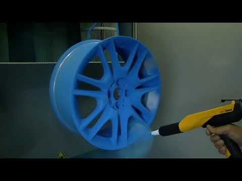Wheel Powder Coating with OptiFlex 2 Manual System by Gema Switzerland GmbH