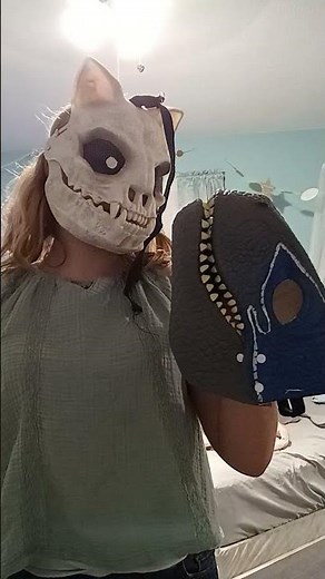 my Dino mask was a scam one