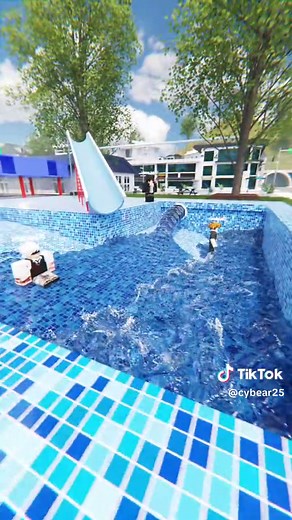 Realistic Brookhaven Pool Water in Roblox