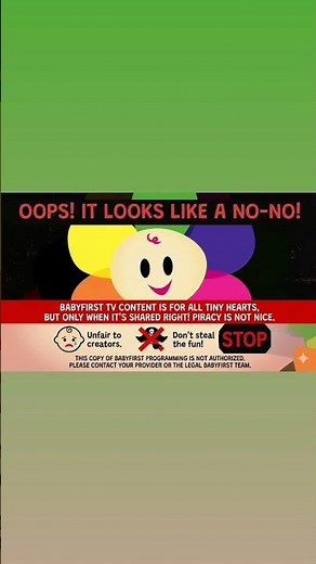 baby first anti piracy screen