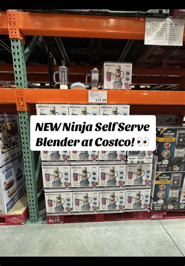 NEW Ninja single-serve blender at Costco! 👀 Didn’t expect to see this one in-store Love that it comes with 2 tumblers! Makes it so much easier for everyday use! 👌 @Ninja Kitchen @Costco Wholesale Would you grab this? 👇 Follow @costco.savvy for more Costco deals and finds! 🤗 #costcofinds #costcodeals #costcohaul #ninjablender #kitchenfinds