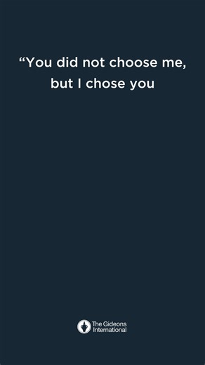 3.6K views · 168 reactions | A Gideon from Indonesia shares his favorite verse, John 15:16, and the powerful testimony of how his mother came to Christ through a Gideon-placed Bible in a hospital. Her salvation led to his own walk with the Lord. #thegideons | The Gideons International | Facebook