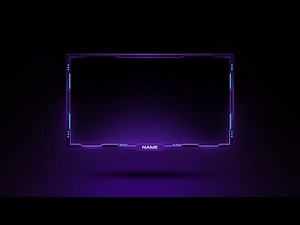 Clean Webcam Overlay Template For Streamers