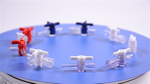 JUファクトリーダイレクトプラスチックメディカルルアーストップコックフローコントロールバルブ2ウェイルアーロックルアーバルブ付き3ウェイストップコック