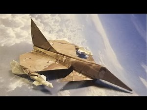 Panther Origami Fighter Jet Tutorial