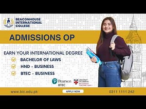 Unlock Your Potential with a Pearson's BTEC and HND in Business at BIC