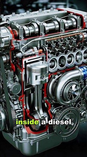 How a Diesel Engine Works | Step-by-Step Animation (4-Stroke Diesel Cycle Explained)