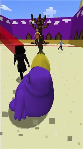 Banana cat dream on vs squid game doll #roblox #minecraft #shorts