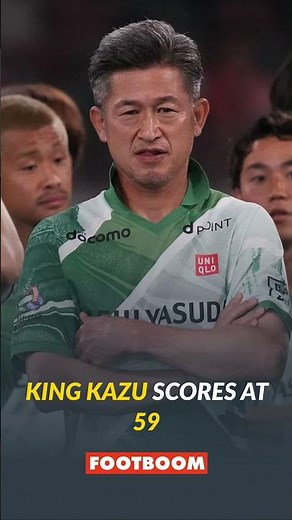 Kazuyoshi Miura scores competitive goal at 59 #football #record #Miura #KingKazu