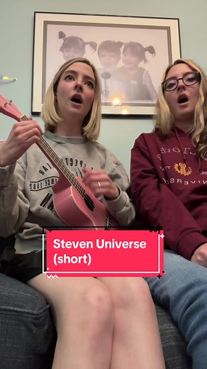 Replying to @Atom eve (we do love this version too dont worry we’re just being silly) #crystalgems #stevenuniverse #su #ukulele #musician #singer #singers @Ariel 🐸💕