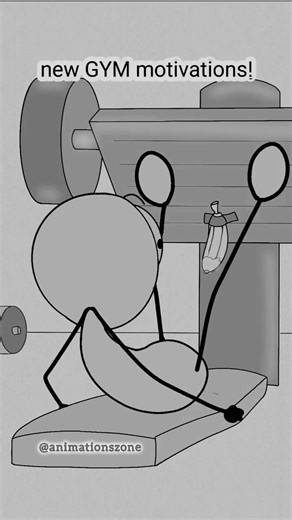 GYM motivation 😅(Animation meme) #facbookreels #fbreels #viralreels #funnyreels #memes #animation #animationmemes #foryou #foryoupage #typ #viral #comedy #humor #digitalcreator #funnymoments #art #relatablemoments #videocontent #sarcasm #usa #uk #FacebookContestReels | Animation's Zone
