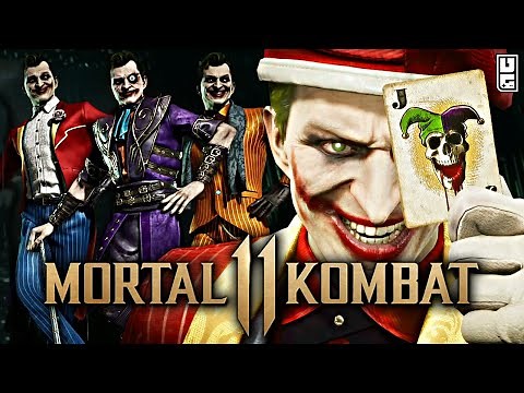 Mortal Kombat 11 - ALL Joker Skins, Intros & Victory Poses!! (First look)