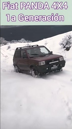 FIAT PANDA 4x4.❄️Deep Snow. Primera generación preparado 4x4.