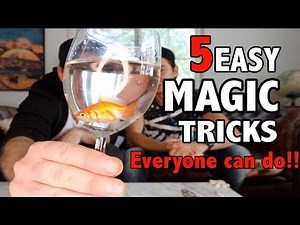 TOP 5 EASY MAGIC TRICK TUTORIAL! -Julien Magic